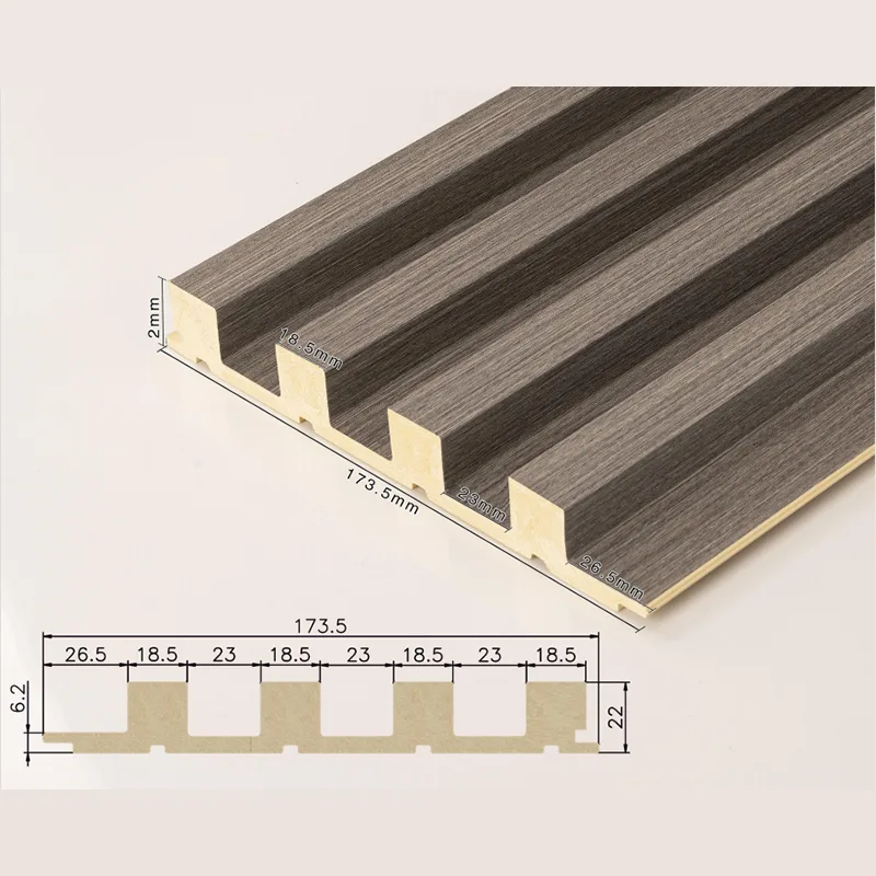 166 Цврст панел со 4 решетки со флејт