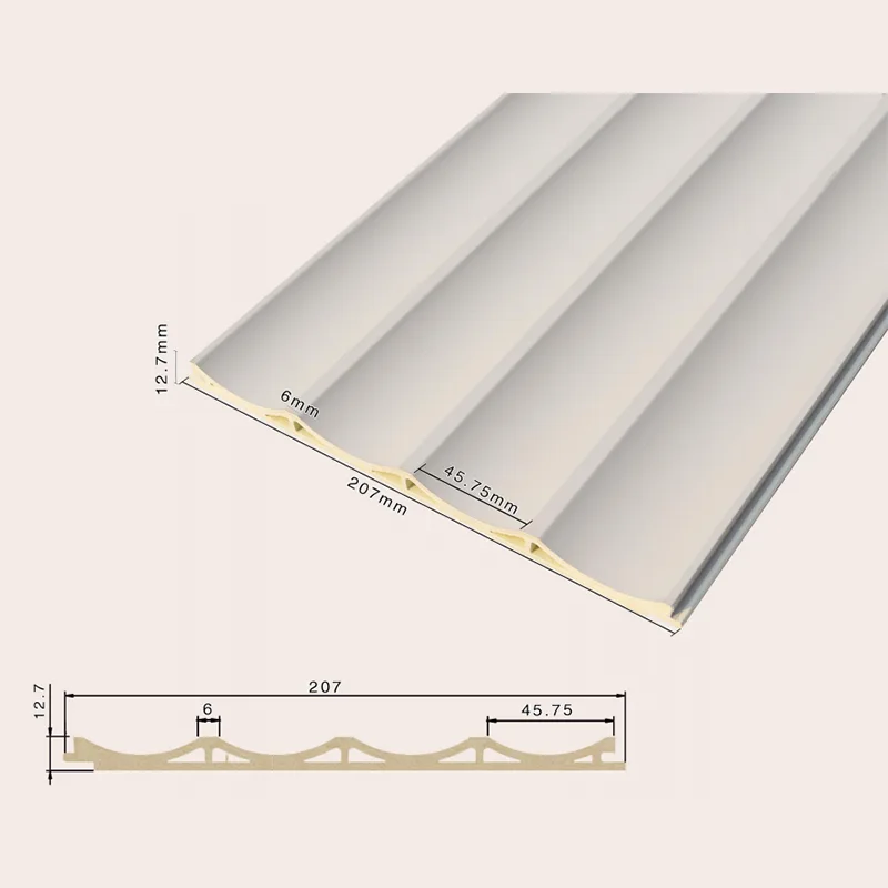 207 Шуплив вграден панел со 4 решетки со флејт