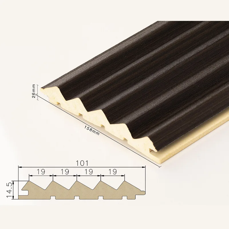 95 Цврст панел со 5 решетки со флејт во специјална форма