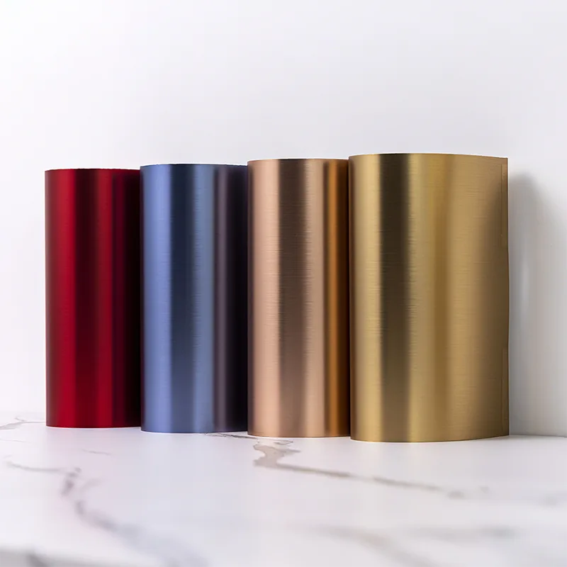 ПЕТ метална текстура Цврсти бамбусови влакна ѕид панел